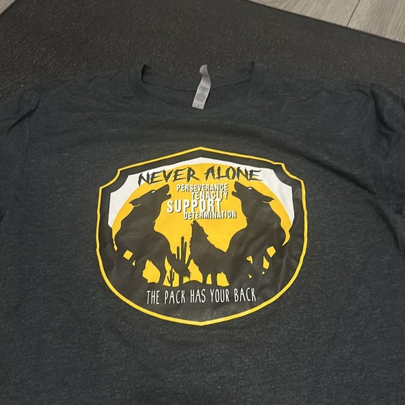 PTSD perseverance.  Tenacity.  Support.  Determination -GrayBlack 2 med 1 large - Picture 2 of 8